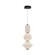 Bijou LED Pendant in Matte Black/Opal Matte Glass (452|PD530341MBOP-UNV)