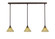 Stem Three Light Linear Pendalier in Dark Granite (200|36-DG-9415) Stem Three Light Linear Pendalier in Dark Granite (200|36-DG-9415)