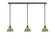 Stem Three Light Linear Pendalier in Bronze (200|36-BRZ-9435)