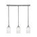 Stem Three Light Linear Pendalier in Brushed Nickel (200|25-BN-3001)