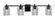 Franklin Four Light Bath Bar in Matte Black (200|1214-MB-542)
