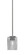 Franklin One Light Mini Pendant in Graphite (200|1201-GP-542)