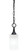 Chain One Light Mini Pendant in Matte Black (200|11-MB-541)
