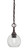 Chain One Light Mini Pendant in Dark Granite (200|11-DG-4102)