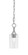 Chain One Light Mini Pendant in Brushed Nickel (200|11-BN-300)