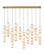 Trigo LED Linear Pendant in Lacquered Brass (13|47396LCB)