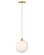 Skye LED Pendant in Heritage Brass (13|30303HBR-CO)