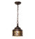 Moose At Dusk One Light Mini Pendant in Mahogany Bronze (57|276061)