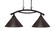 Bow Two Light Island Pendant in Dark Granite (200|872-DG-420-DG)