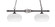 Elegante Two Light Island Pendant in Dark Granite (200|862-DG-214)