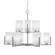 Atlas Nine Light Chandelier in Graphite (200|4509-GP-541)