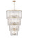 Glacier 18 Light Chandelier in Modern Gold (224|1943-48MGLD)