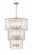 Glacier 12 Light Chandelier in Modern Gold (224|1943-36MGLD)
