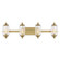 Holton Four Light Bathroom Vanity in Warm Brass (51|8-3024-4-322)