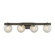 Darien Four Light Bathroom Vanity in Mediterranean Bronze (51|8-1017-4-15)