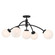 Redfield LED Semi-Flush Mount in Matte Black (51|6-6199-5-89)