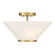 Blair Three Light Convertible Semi-Flush /Pendant in Warm Brass (51|6-4012-3-322)