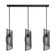Hillbourne Three Light Linear Chandelier in Matte Black (51|1-8031-3-89)