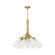 Mousseaux Nine Light Chandelier in Natural Brass (400|16-1498)