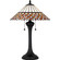 Tiffany Two Light Table Lamp in Matte Black (10|TF6815MBK)