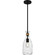 Quoizel Piccolo Pendant One Light Mini Pendant in Matte Black (10|QPP6782MBK)