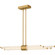 Talbott LED Linear Chandelier in Brushed Gold (10|PCTAL146BRG)