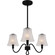 McKinney Three Light Chandelier in Matte Black (10|MCK5022MBK)