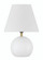 Olive One Light Table Lamp in White/Satin Brass (46|87012WSB-T) Olive One Light Table Lamp in White/Satin Brass (46|87012WSB-T)