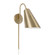 Leo One Light Wall Sconce in Matte Brass (65|654911MA)