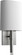 Beacon LED Wall Sconce in Satin Nickel W/ White Linen (440|3-587-124)