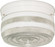 Two Light Flush Mount in White (72|SF77-098)