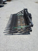 BRADCO 84" ROCK BUCKET 3" TINE SPACING SKID STEER MOUNT COLLECT ROCKS & DEBRIS