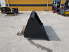 JENKINS SKID STEER MULCH/SNOW BUCKET W/BOLT ON EDGE (1 CUBIC YARD CAPACITY)
