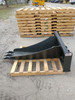 JENKINS STUMP BUCKET FOR SKID STEER 64" LONG FRONT 12" WIDE 1/2" GRADE 50