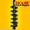 PENGO 16" x 4' SRR ROCK RIPPER AUGER BIT W/2" HEX FITS ALL 2" HEX AUGER DRIVES