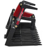 Skid Steer HD Rock Grapple Virnig V50 84"Width, Pick Rock & Leave Debris Behind