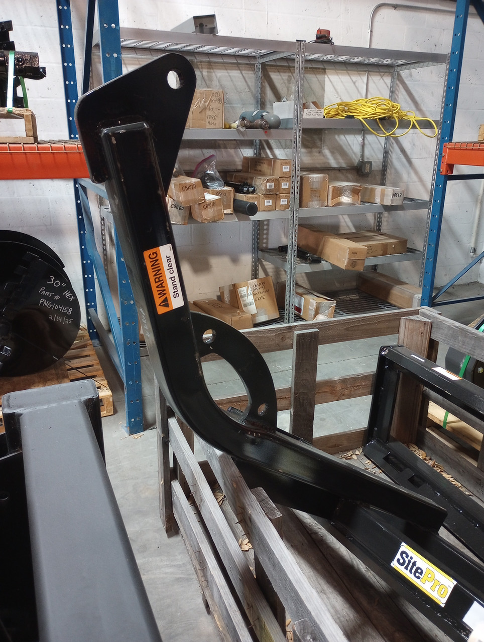 SITE PRO SKID STEER TREE BOOM FITS ALL BRANDS 59" H RATED 3500 LBS FITS BOBCAT & CAT