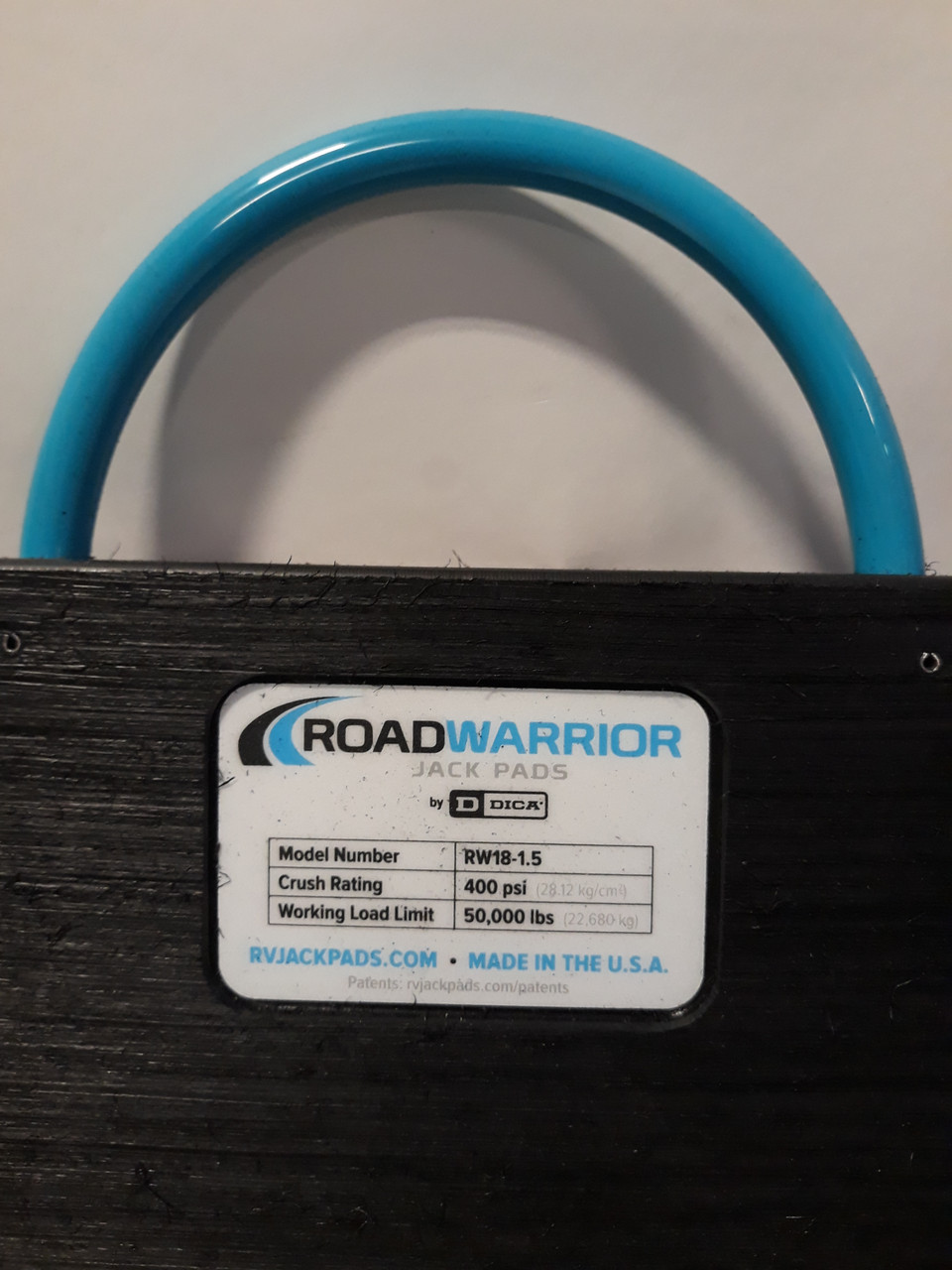 DICA (2 PACK) OF 18" ROAD WARRIOR JACK PADS 50,000 LB. CAPACITY PER PAD 400 PSI