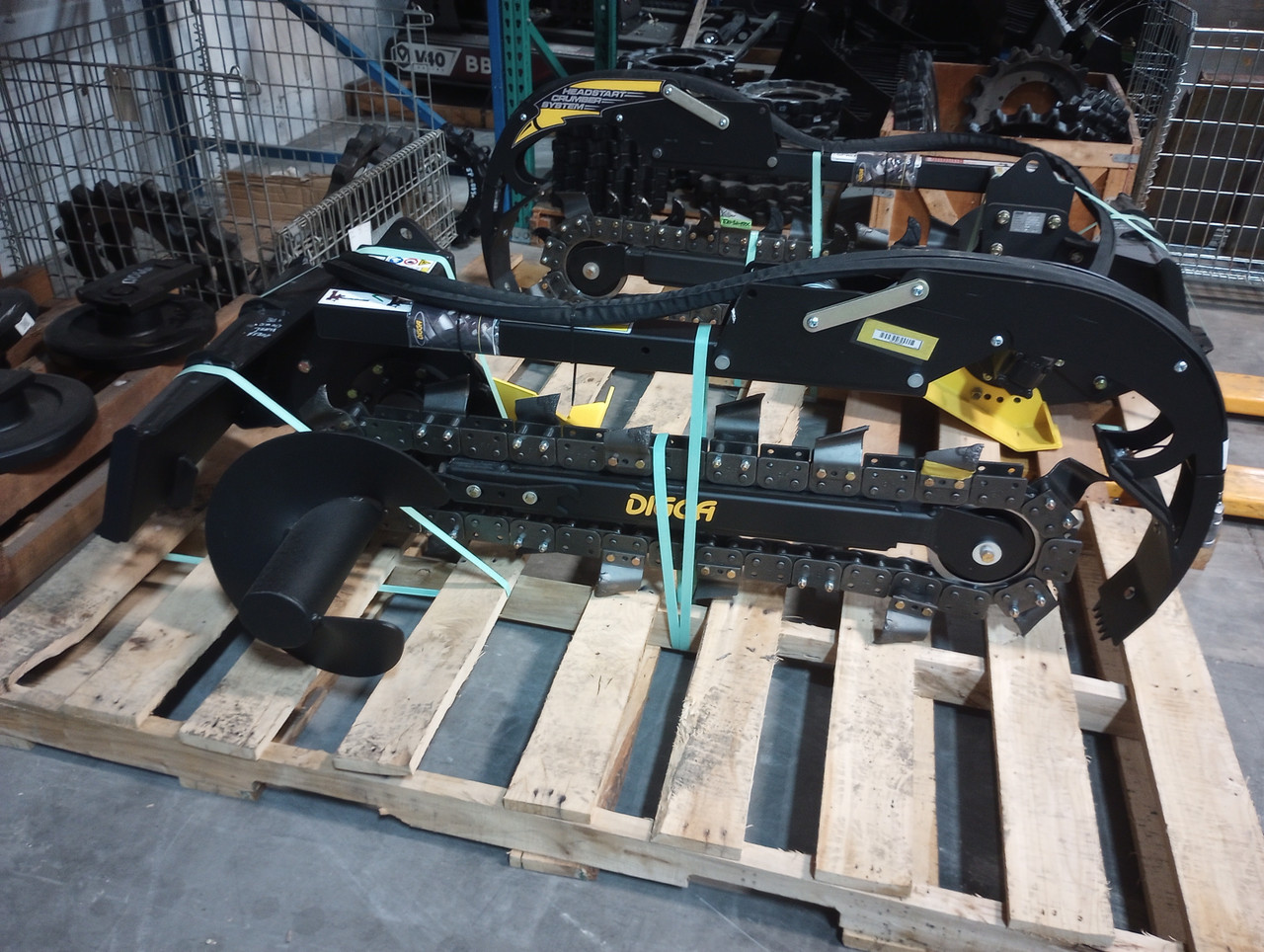 DIGGA 900 MINI TRENCHER ATTACHMENT 36" x 6" W/SAND TEETH FITS TORO VERMEER BOXER