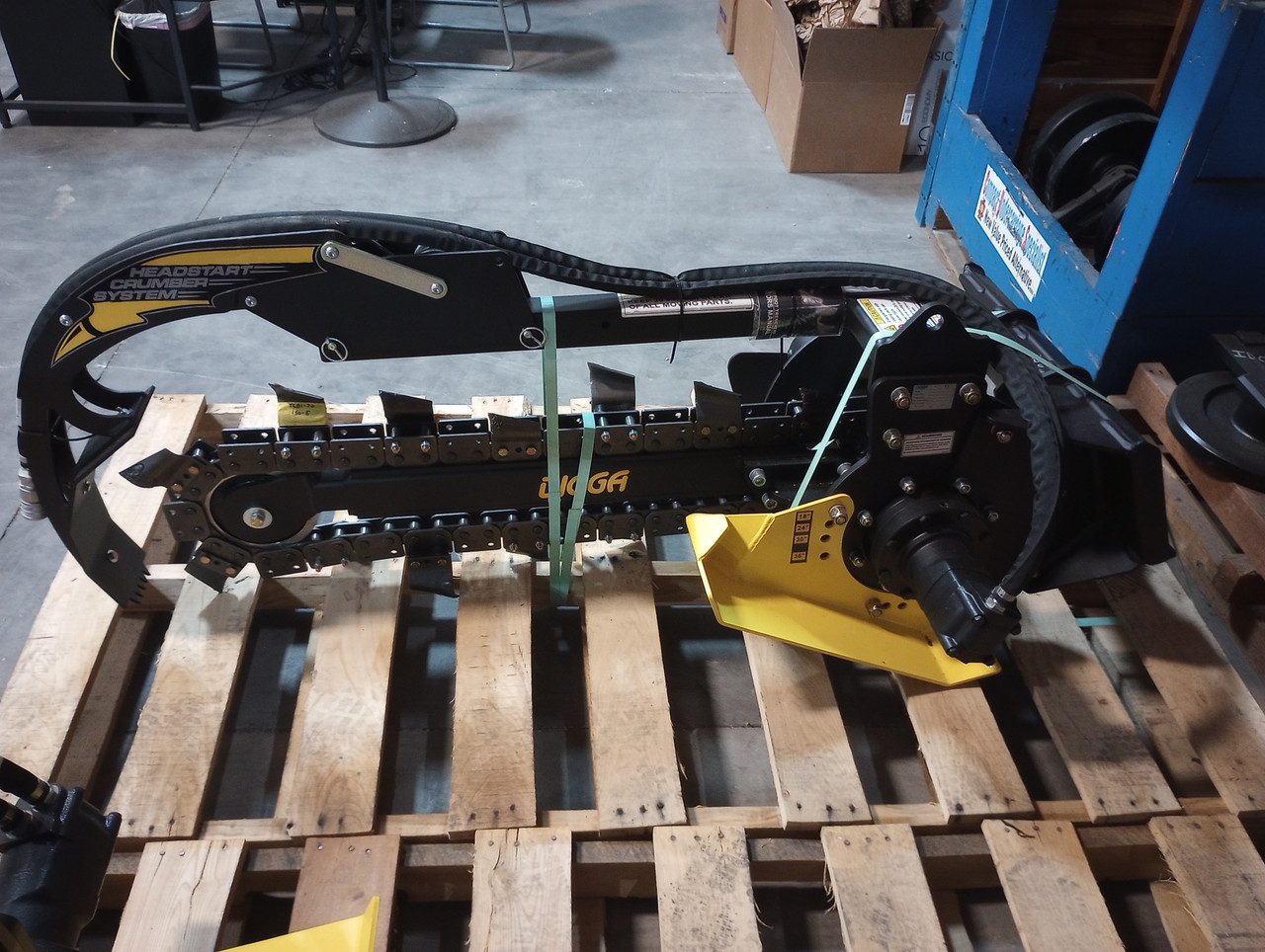 DIGGA 900 MINI TRENCHER ATTACHMENT 36" x 6" W/SAND TEETH FITS TORO VERMEER BOXER