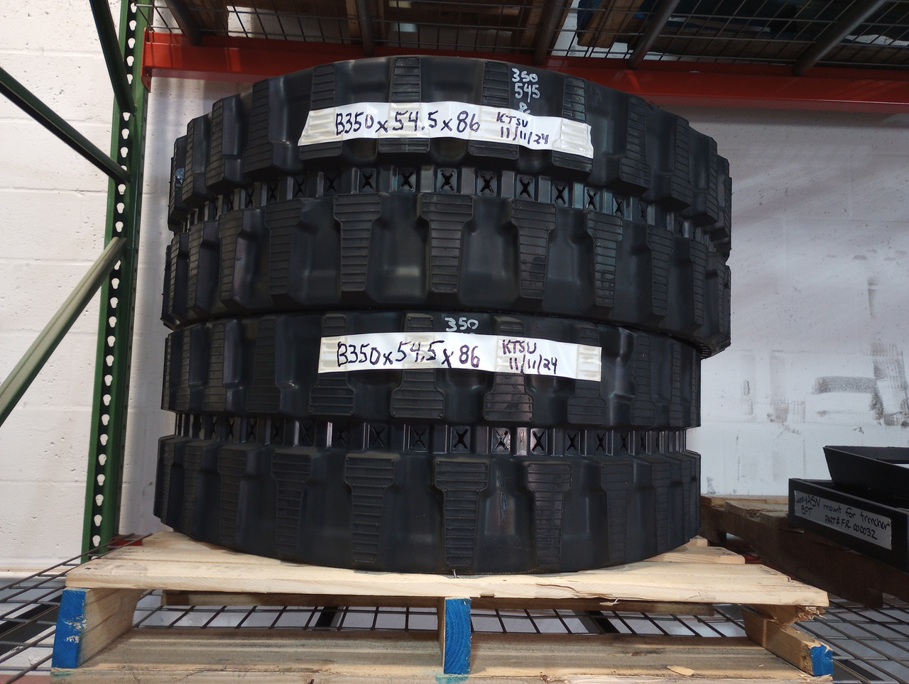 RUBBER TRACK FITS KUBOTA KX040-4 KX121-3 350x54.5x86