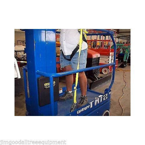 AERIAL WORK PLATFORM HARNESS BY MSA W/LANYARD OSHA REQUIREMENT FOR ALL LIFTS