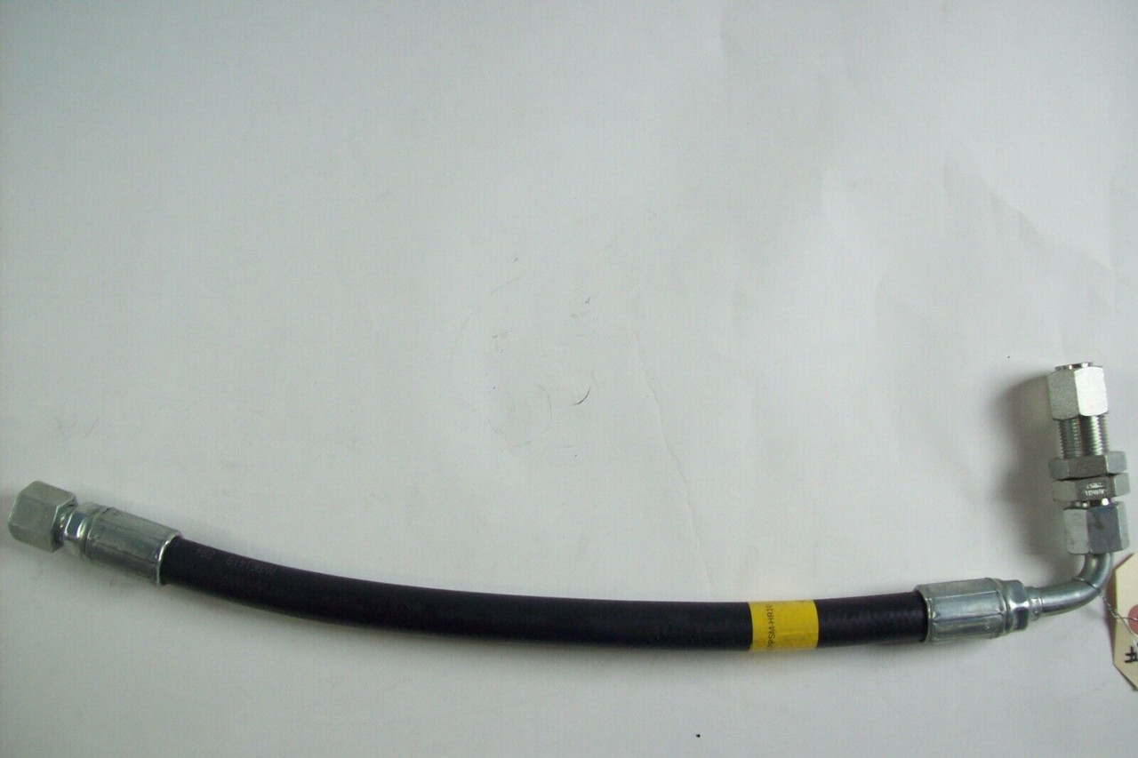 Bradco, 38636, Hydraulic Hose .50x18.50" 8FFS-8FFS 90Deg, Fits MM601, MM60, MM72