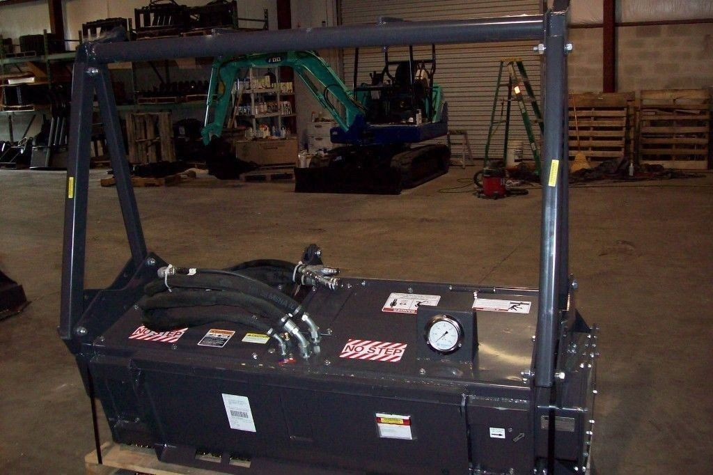 Bradco MM60 Mulcher for HI Flow Skid Steers,60" Revers Claw Teeth,5 In Stock,NEW