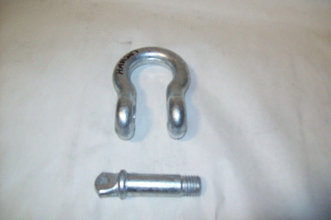 CLEVIS GALVANIZED STEEL SHACKLE W/ SCREW PIN 3/4" - 38,000 LB. TENSILE STRENGTH