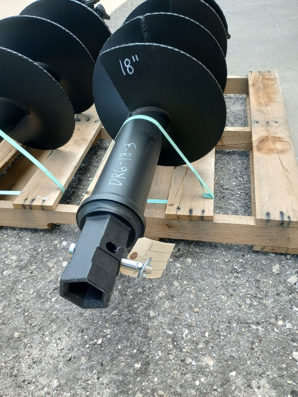 DIGGA 18" x 4' ROCK RIPPER AUGER BIT W/2" HEX FITS ALL 2" HEX AUGER DRIVES