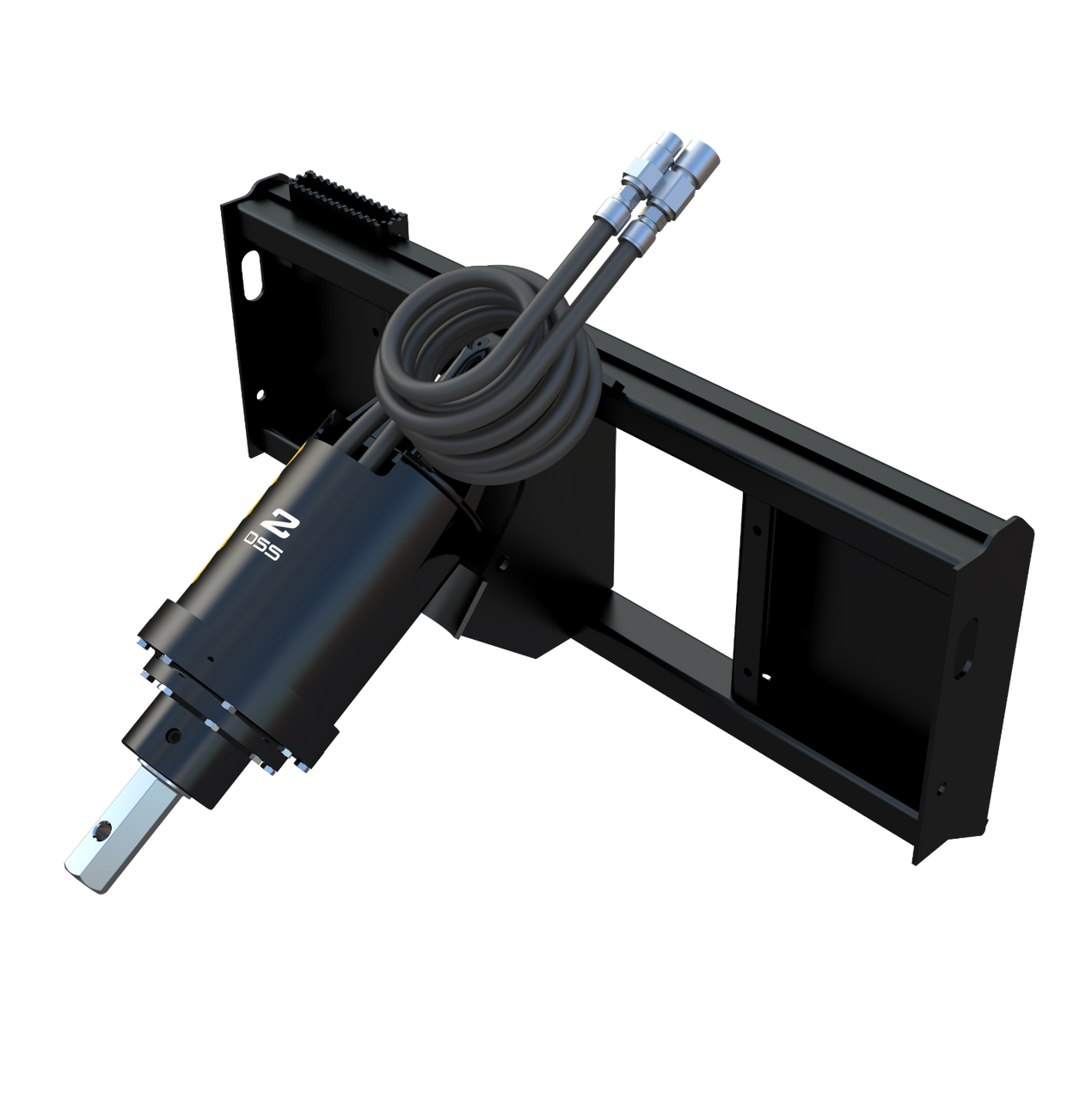 Digga Skid Steer Auger Drive for Smaller Skid Steers,Only 10 GPM w 12" Rock Bit