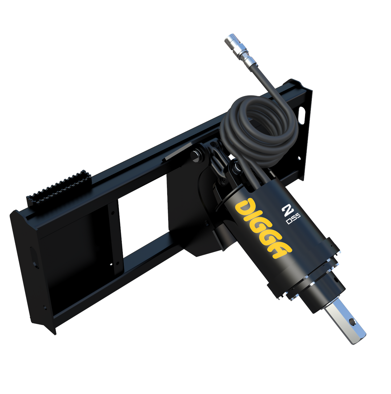 Digga Skid Steer Auger Drive for Smaller Skid Steers,Only 10 GPM w 16" Auger Bit