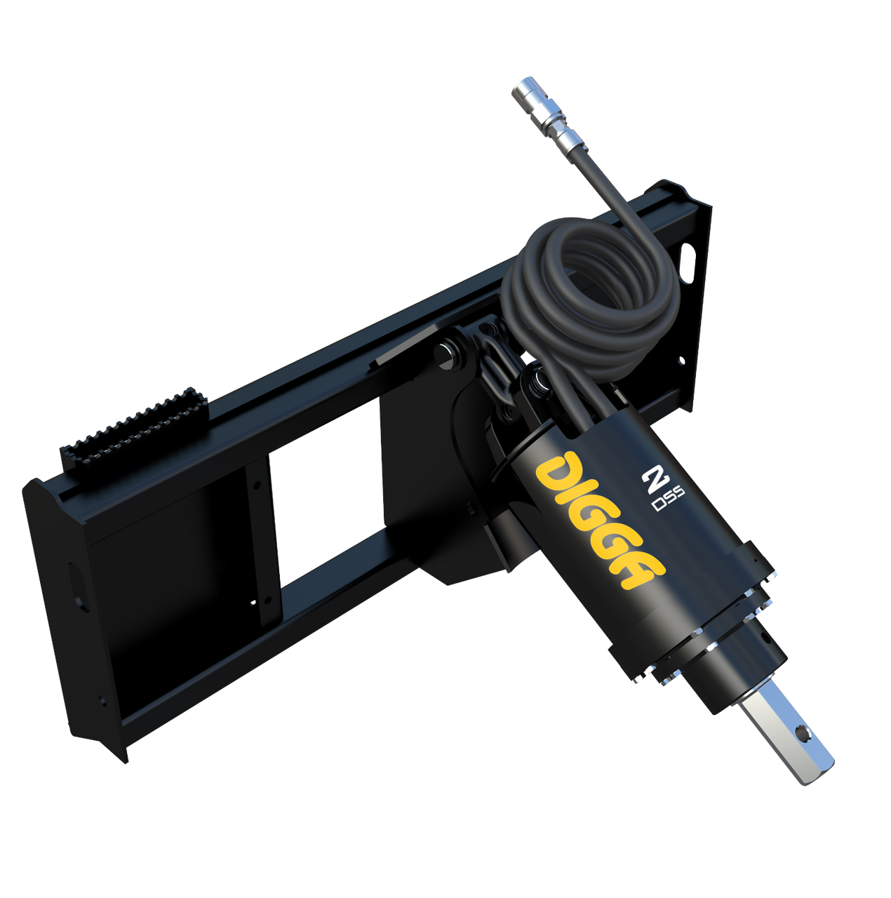 Digga Skid Steer Auger Drive for Smaller Skid Steers,Only 10 GPM w 16" Auger Bit