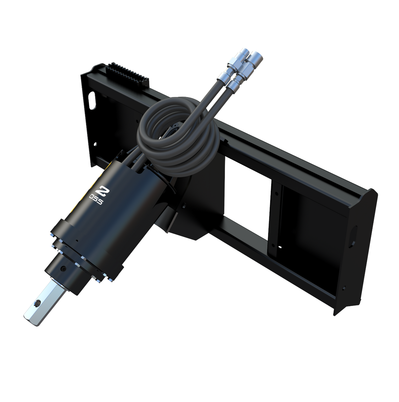 Digga Skid Steer Auger Drive for Smaller Skid Steers,Only 10 GPM w 6" Rock Bit